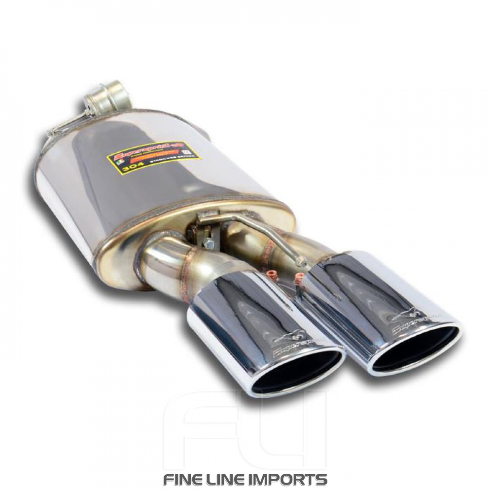 SS721537 - Supersprint Rear exhaust Left 120x80 with valve