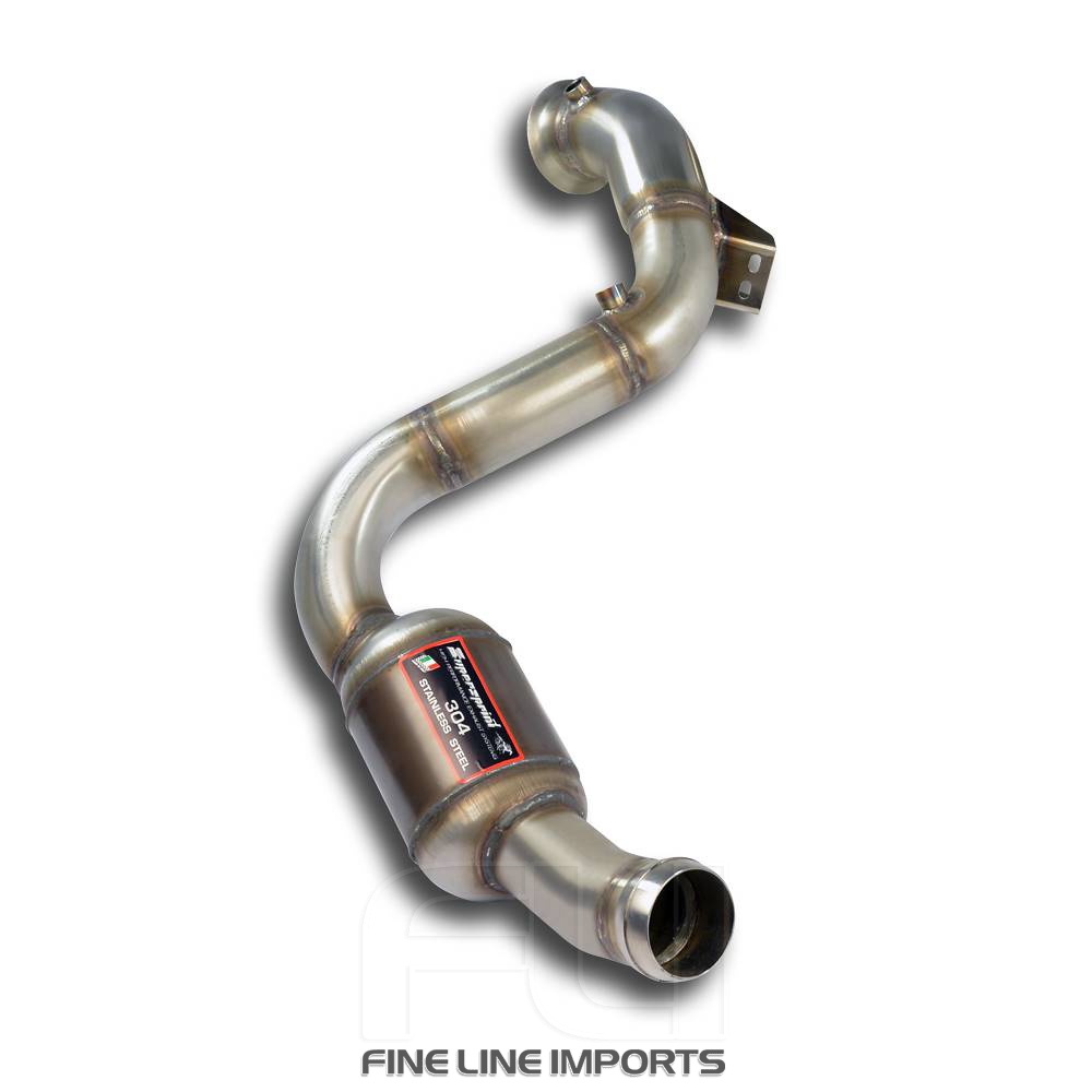 SS721981 - Supersprint Downpipe Left + Metallic catalytic 100CPSI WRCDeletes the primary catalytic