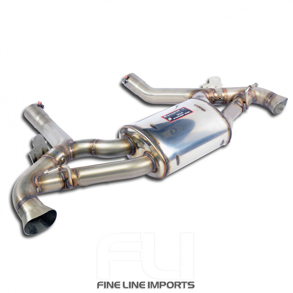 SS722304 - Supersprint Rear exhaust right - left with valvesFor OEM diffusor