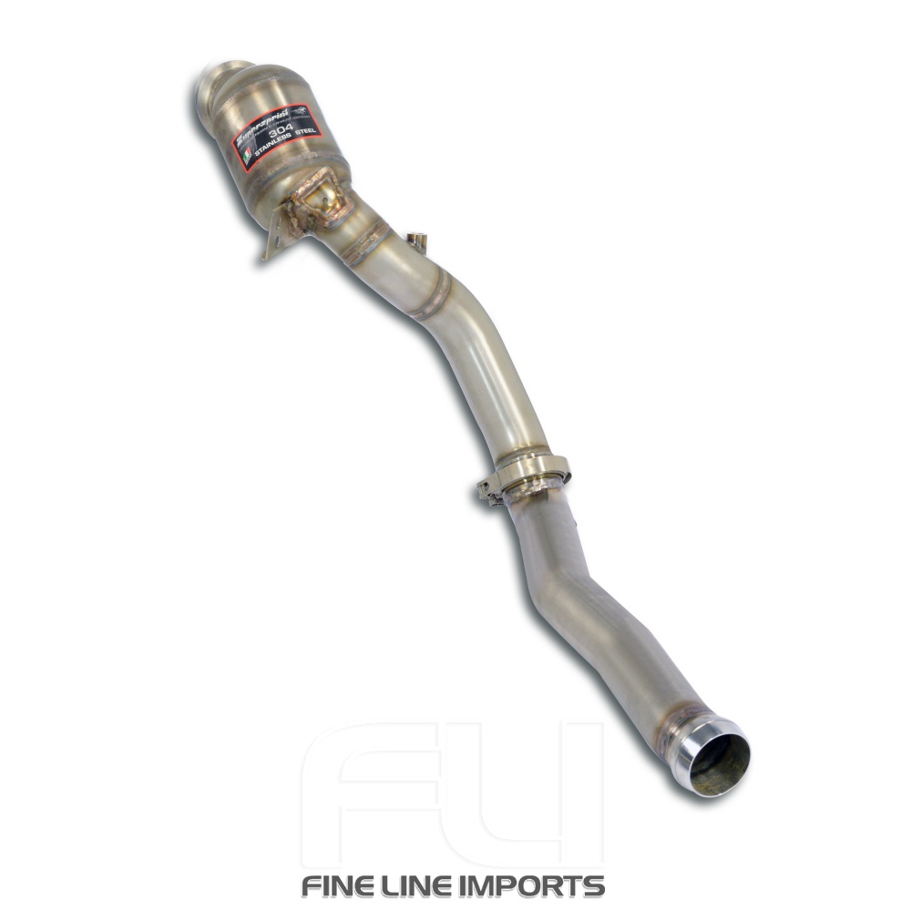SS722321 - Supersprint Downpipe Right + Metallic pre-catalytic converter(Replaces 2°catalytic converter) (RHD - LHD)