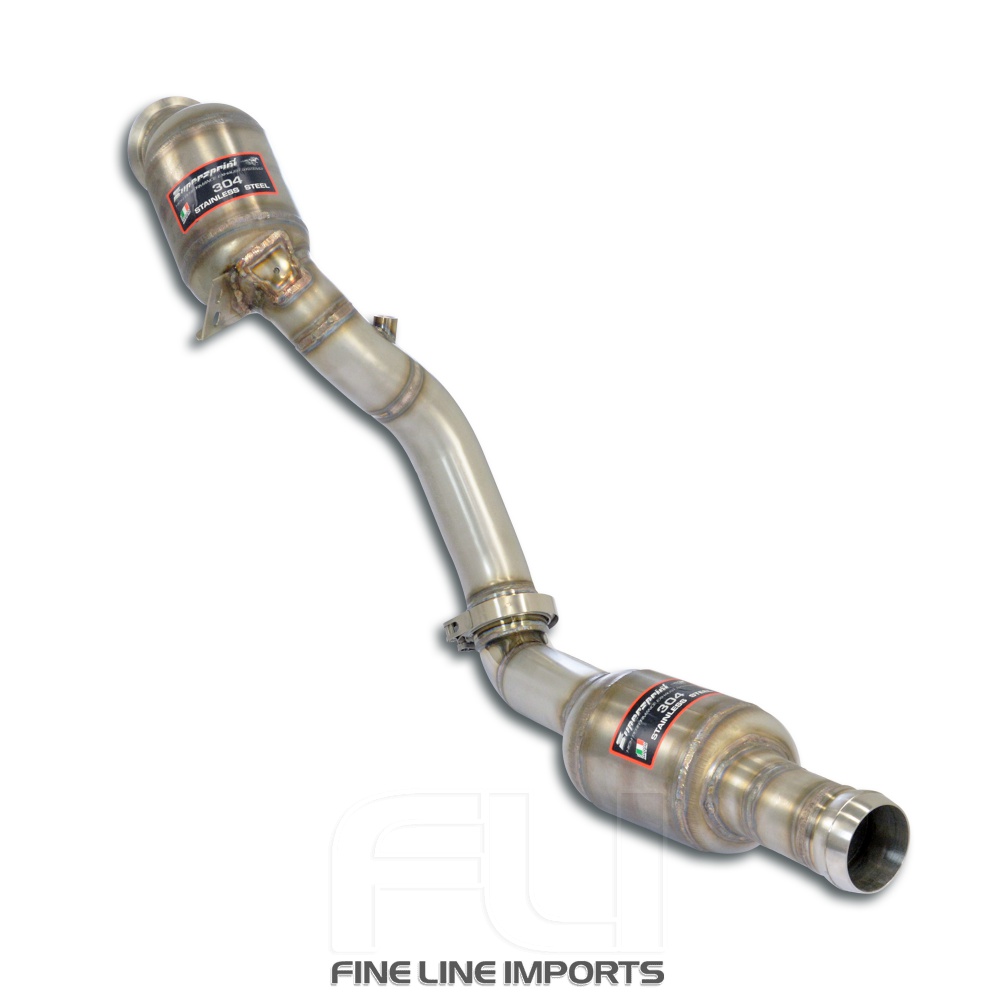 SS722371 - Supersprint Downpipe Right + double metallic catalytic converter