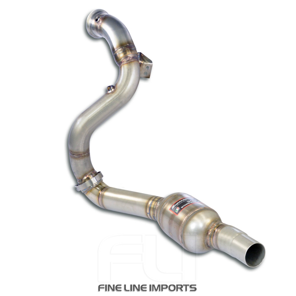 SS722381 - Supersprint Downpipe Left + Metallic catalytic converter(Replaces pre-catalytic converter) (RHD - LHD)
