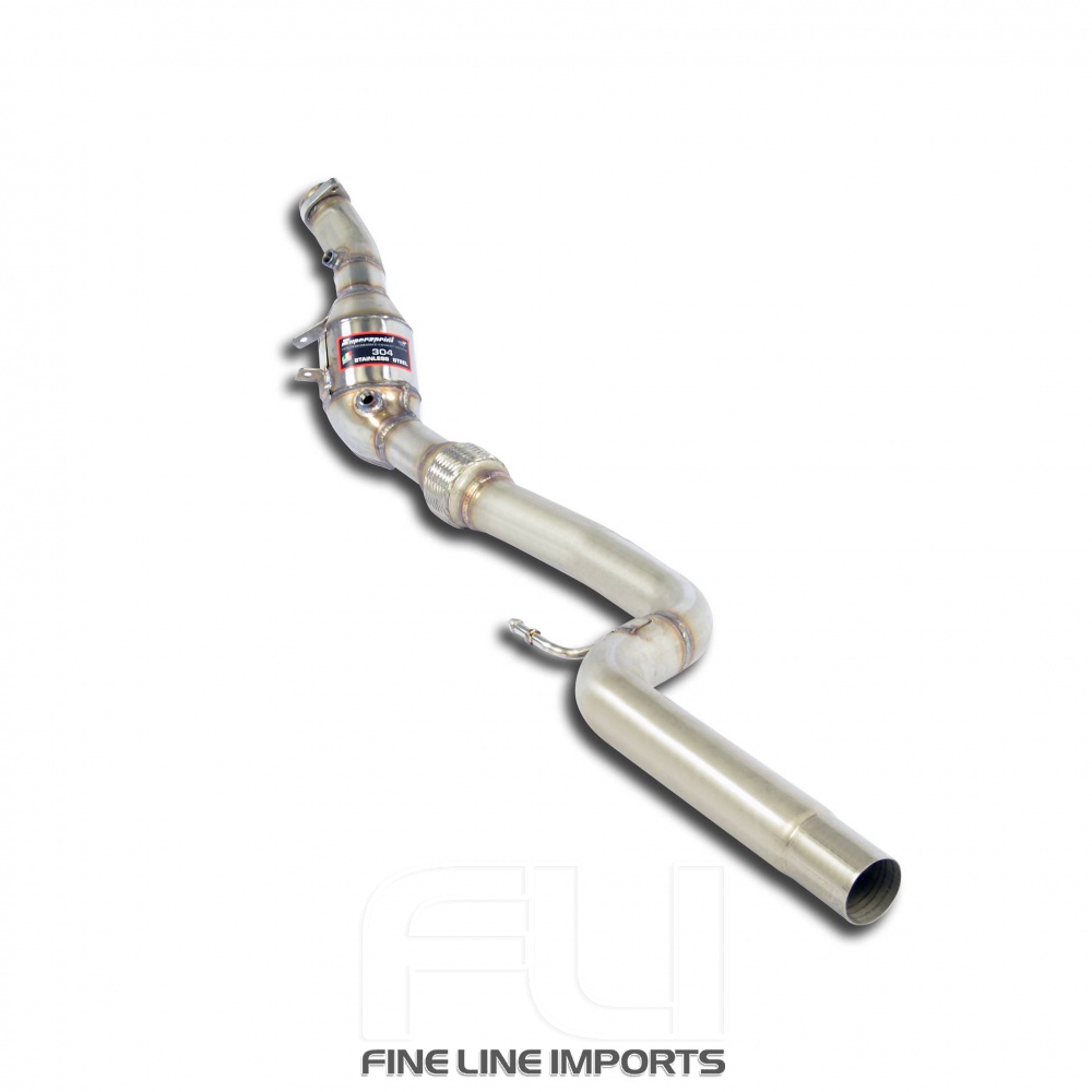 SS723221 - Supersprint Downpipe Right with Metallic catalytic converter