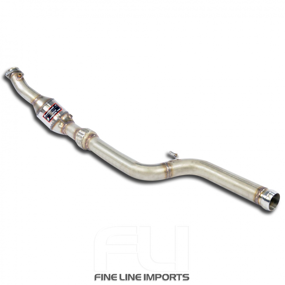 SS723241 - Supersprint Downpipe Left with  Metallic catalytic