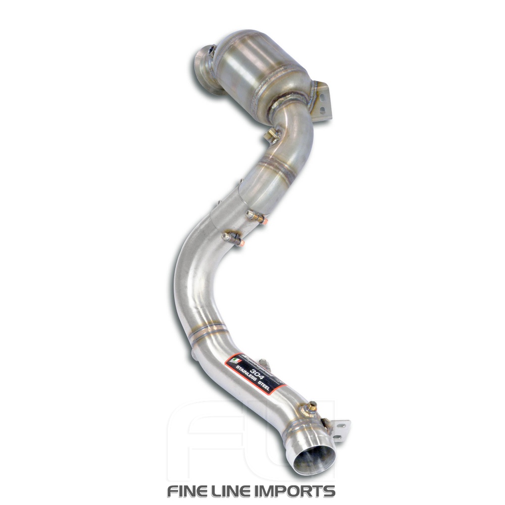 SS724641 - Supersprint Downpipe Left + Metallic pre-catalytic converterDeletes the secondary catalytic
