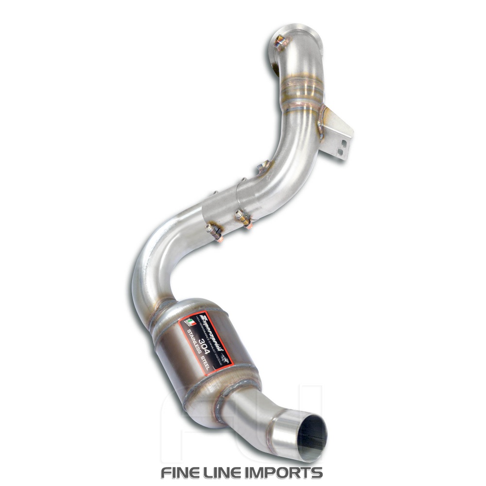 SS724681 - Supersprint Downpipe Left + Metallic catalytic converterDeletes the primary catalytic