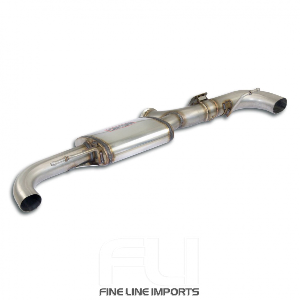 SS724754 - Supersprint Dual Sound rear muffler right - left, with flap