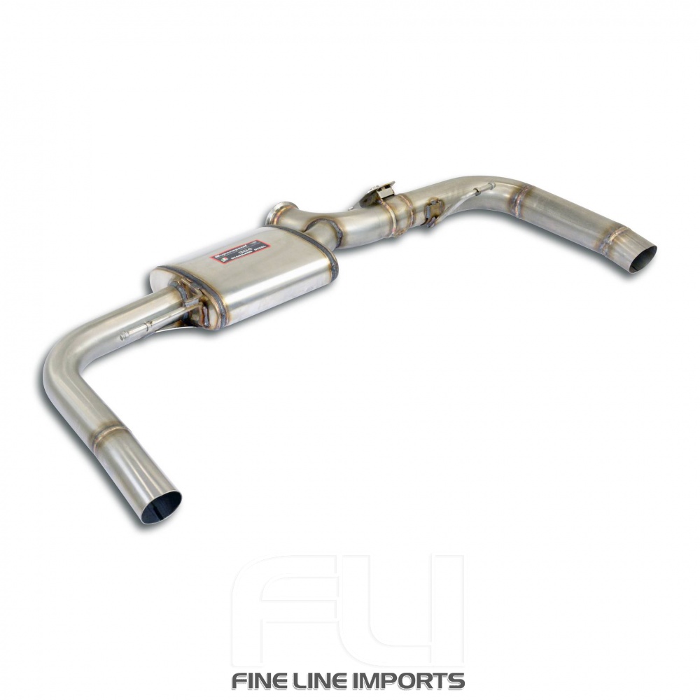 SS724784 - Supersprint Dual Sound rear muffler right - left, with flap