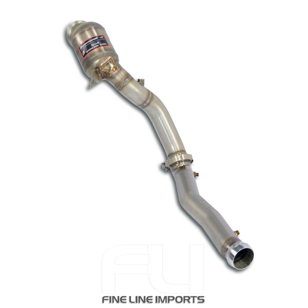 SS724821 - Supersprint Downpipe Right + Metallic pre-catalytic converter(Replaces 2°catalytic converter)