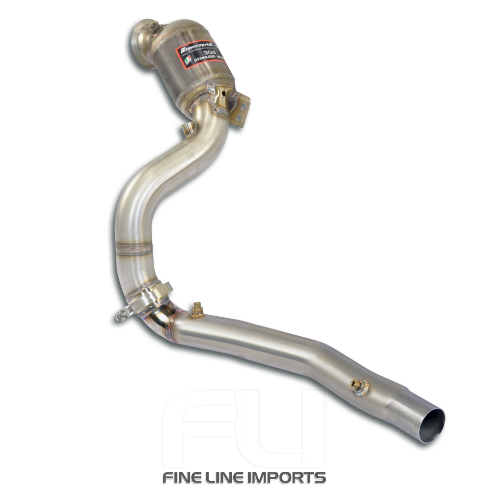 SS724941 - Supersprint Downpipe Left + Metallic pre-catalytic converter(Replaces 2°catalytic converter)