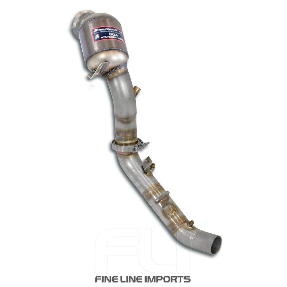 SS725021 - Supersprint Downpipe Right + Metallic pre-catalytic converterDeletes the secondary catalytic + GPF