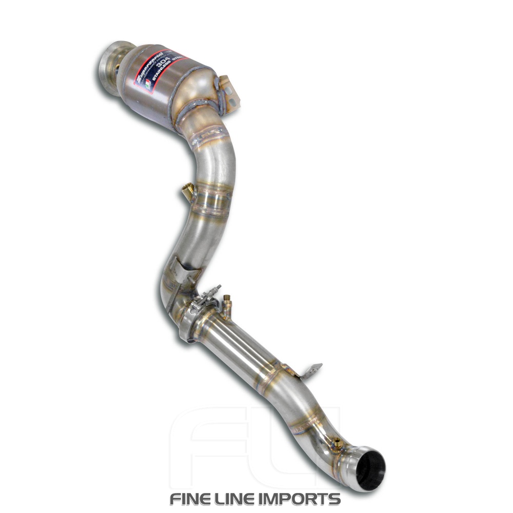 SS725041 - Supersprint Downpipe Left + Metallic pre-catalytic converterDeletes the secondary catalytic + GPF