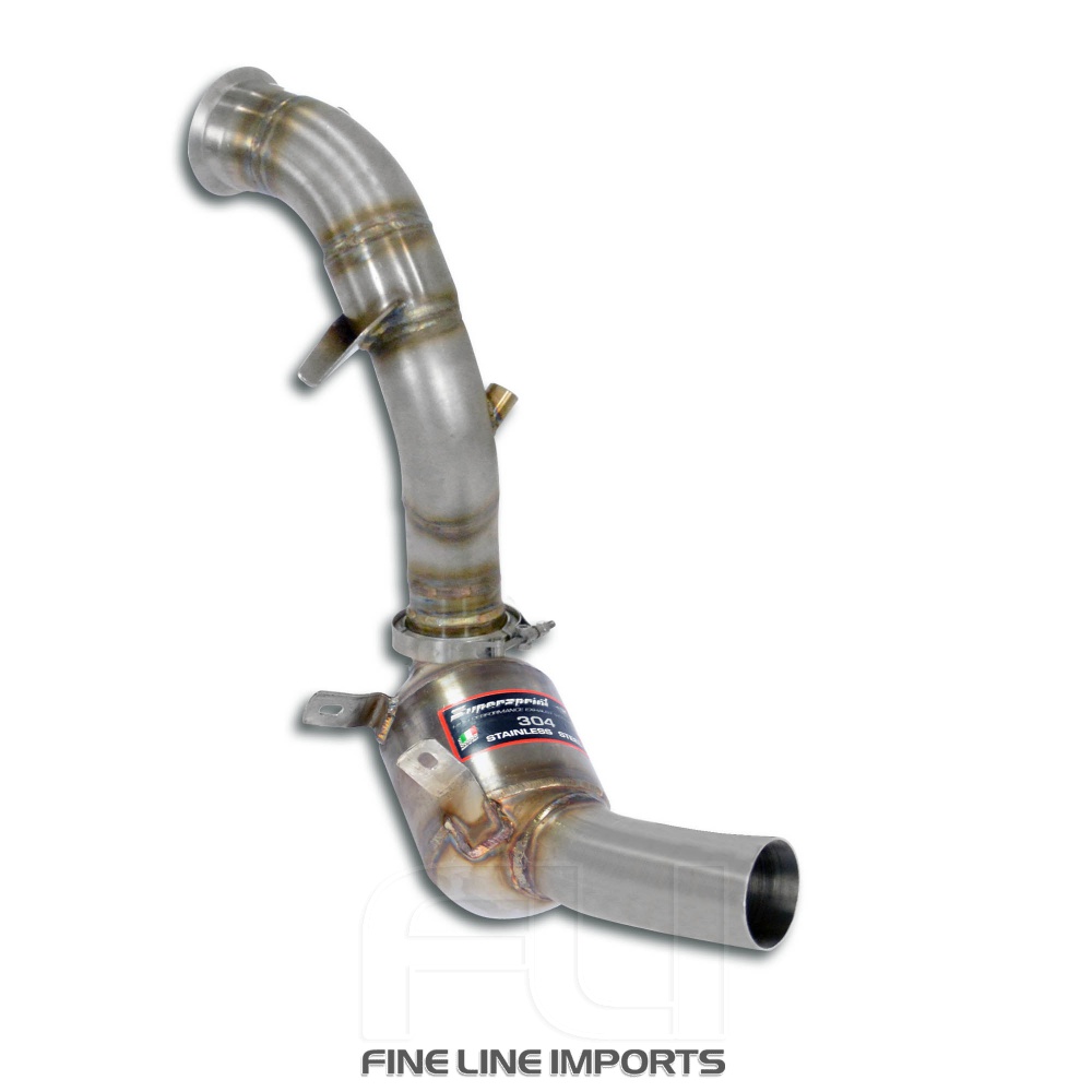 SS725061 - Supersprint Downpipe Right + Metallic catalytic converterDeletes the primary catalytic + GPF