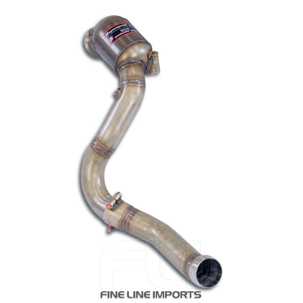 SS725141 - Supersprint Downpipe Left + Metallic pre-catalytic converterDeletes the secondary catalytic (RHD - LHD)
