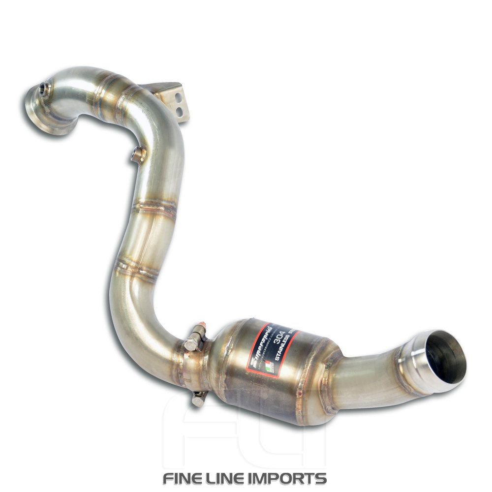 SS725181 - Supersprint Downpipe Left + Metallic catalytic converterDeletes the primary catalytic (RHD - LHD)
