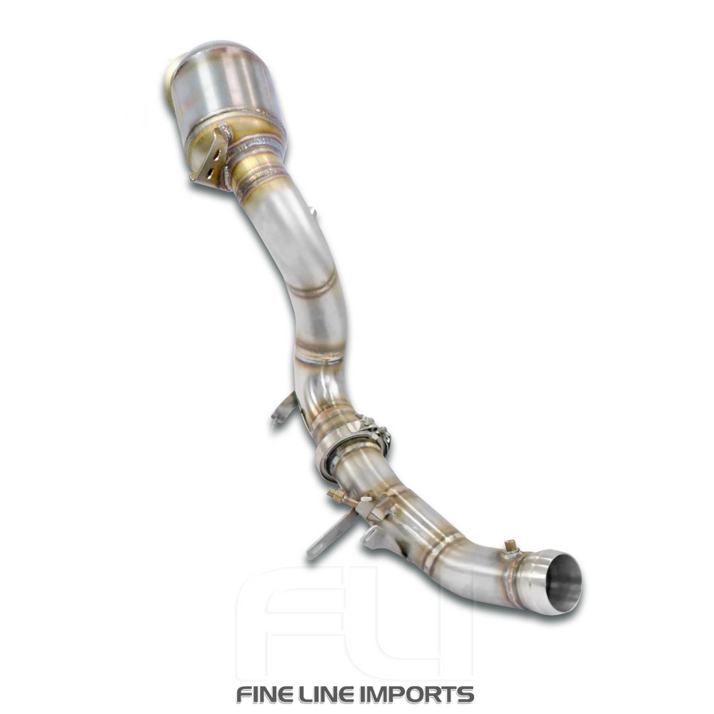 SS725421 - Supersprint Downpipe Right + primary catalytic 200CPSIDeletes the secondary catalytic