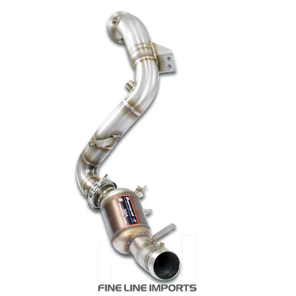 SS725481 - Supersprint Downpipe Left + Metallic catalytic 100CPSI WRCDeletes the primary catalytic