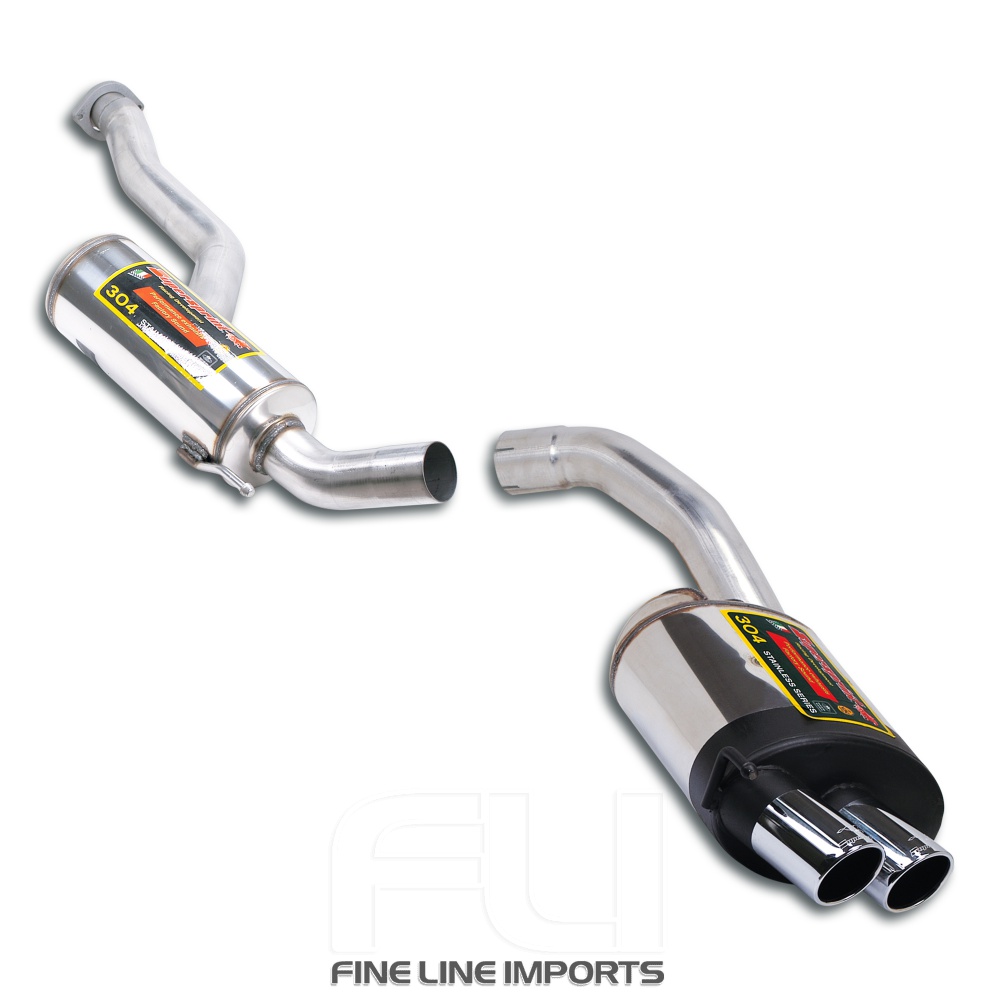 SS753836 - Supersprint Centre + rear exhaust Power Loop OO80With E.E.C. homologation