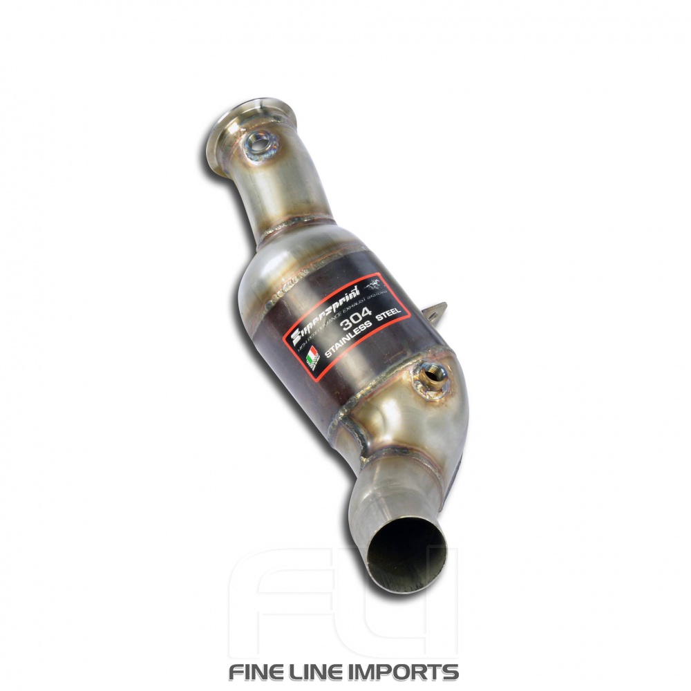 SS756541 - Supersprint Downpipe left + Metallic catalytic converter 200CPSI