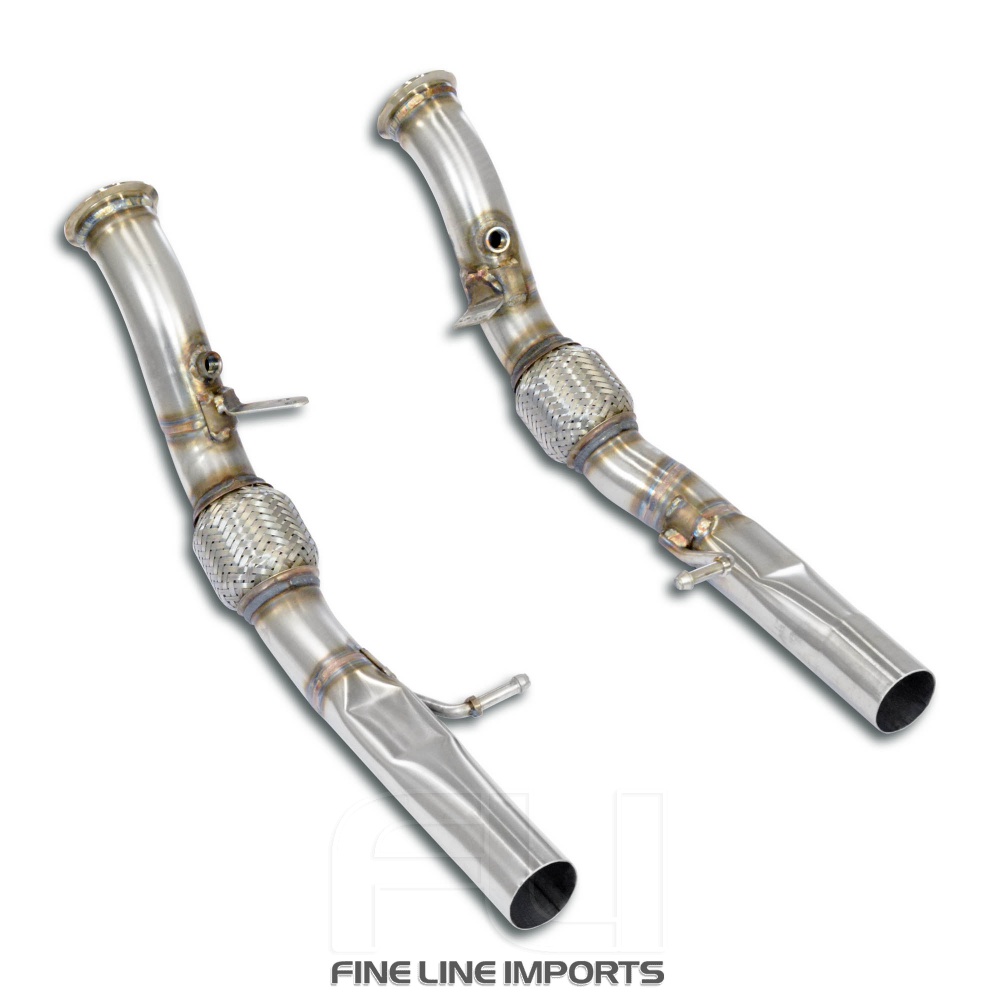 SS756811 - Supersprint Downpipe right - left(Replaces catalytic)