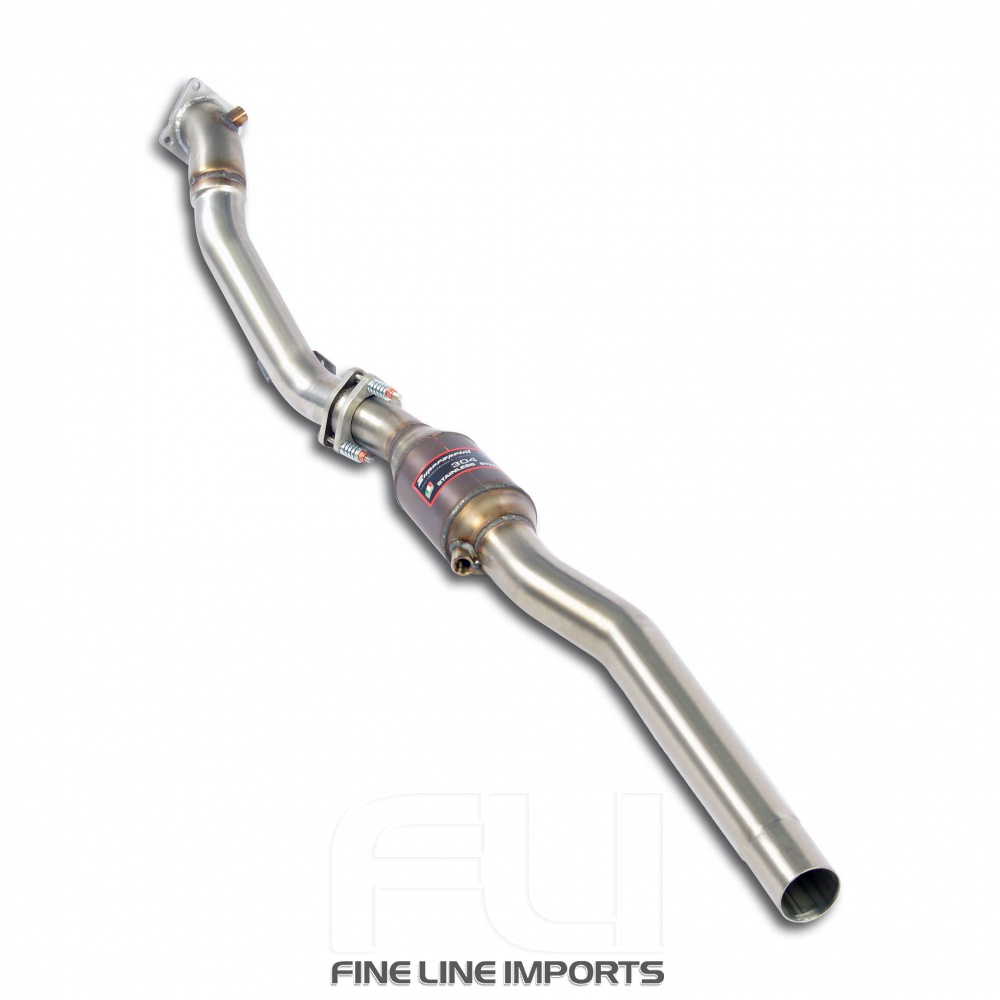 SS762541 - Supersprint Left pipe Kit for turbo charger with  Metallic catalytic converter