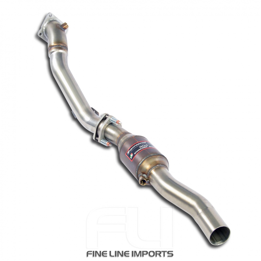 SS764141 - Supersprint Left pipe Kit for turbo charger with  Metallic catalytic converter