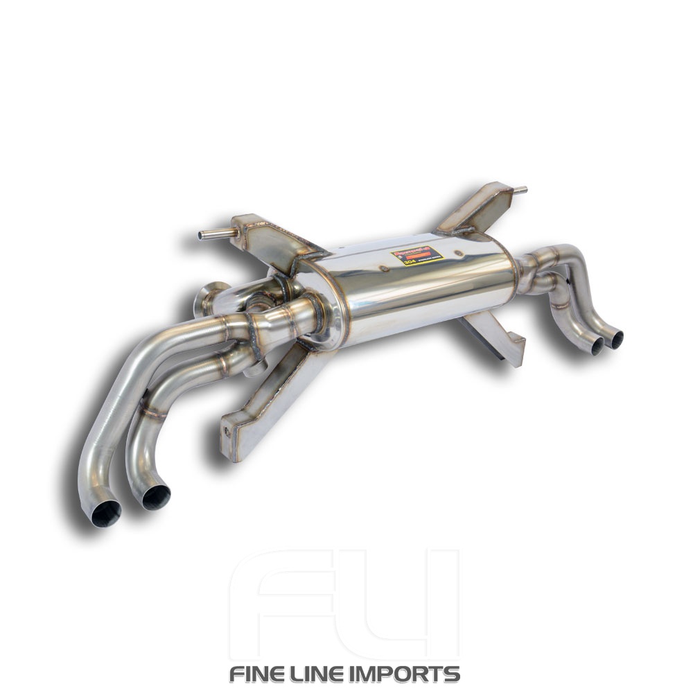 SS767054 - Supersprint Rear exhaust with valves Right - Left 4 exits(Deletes the stock, main catalytisc - fits to the stock endpipes)-8,0 Kg