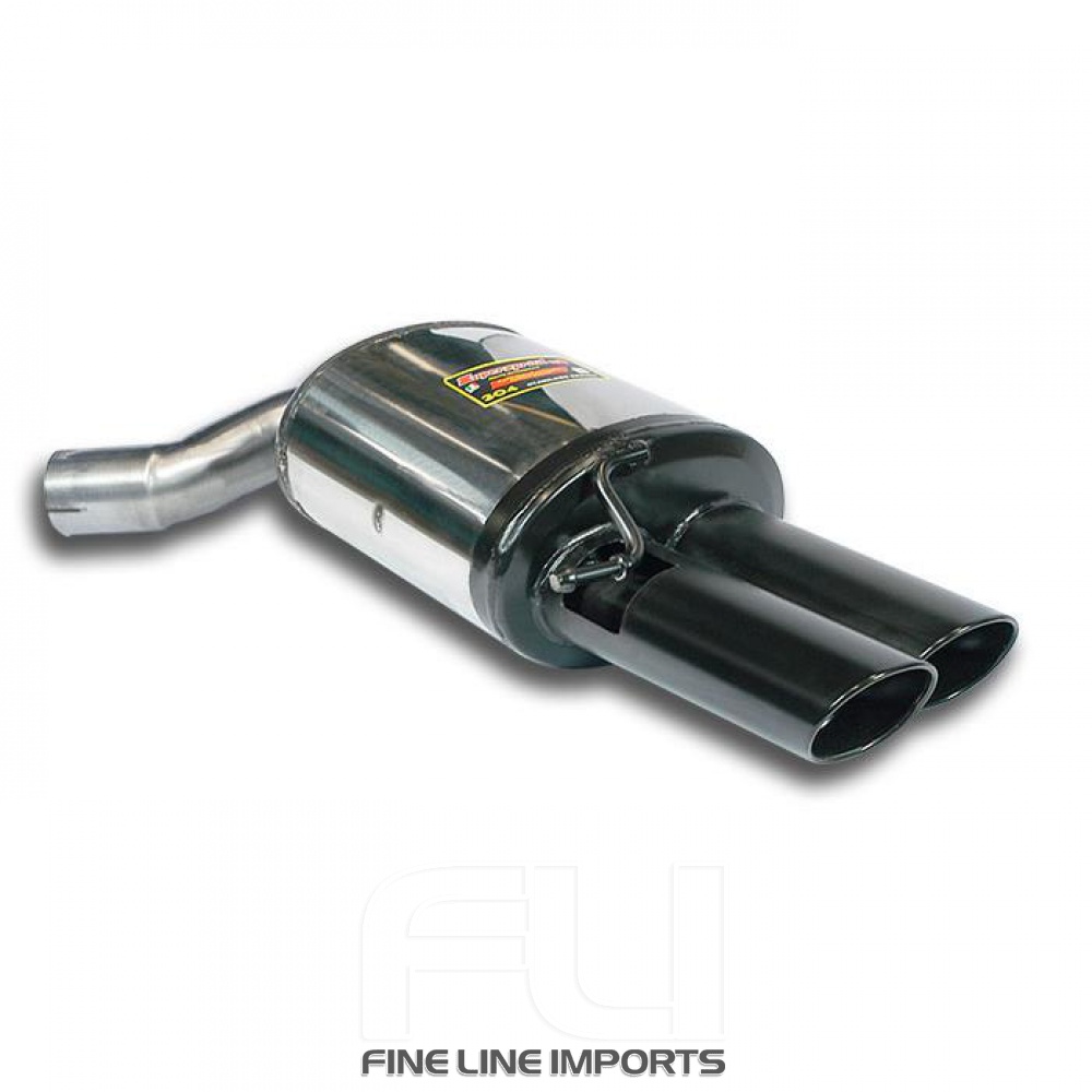 SS769547 - Supersprint Rear exhaust Right 100x75 Gun Metal Grey