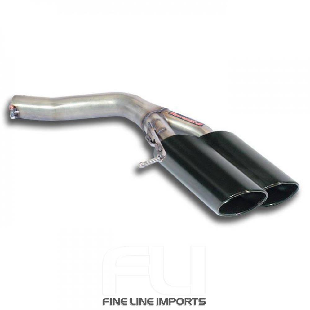 SS769577 - Supersprint Rear pipe Right 100x75 Gun Metal Grey(Muffler delete)