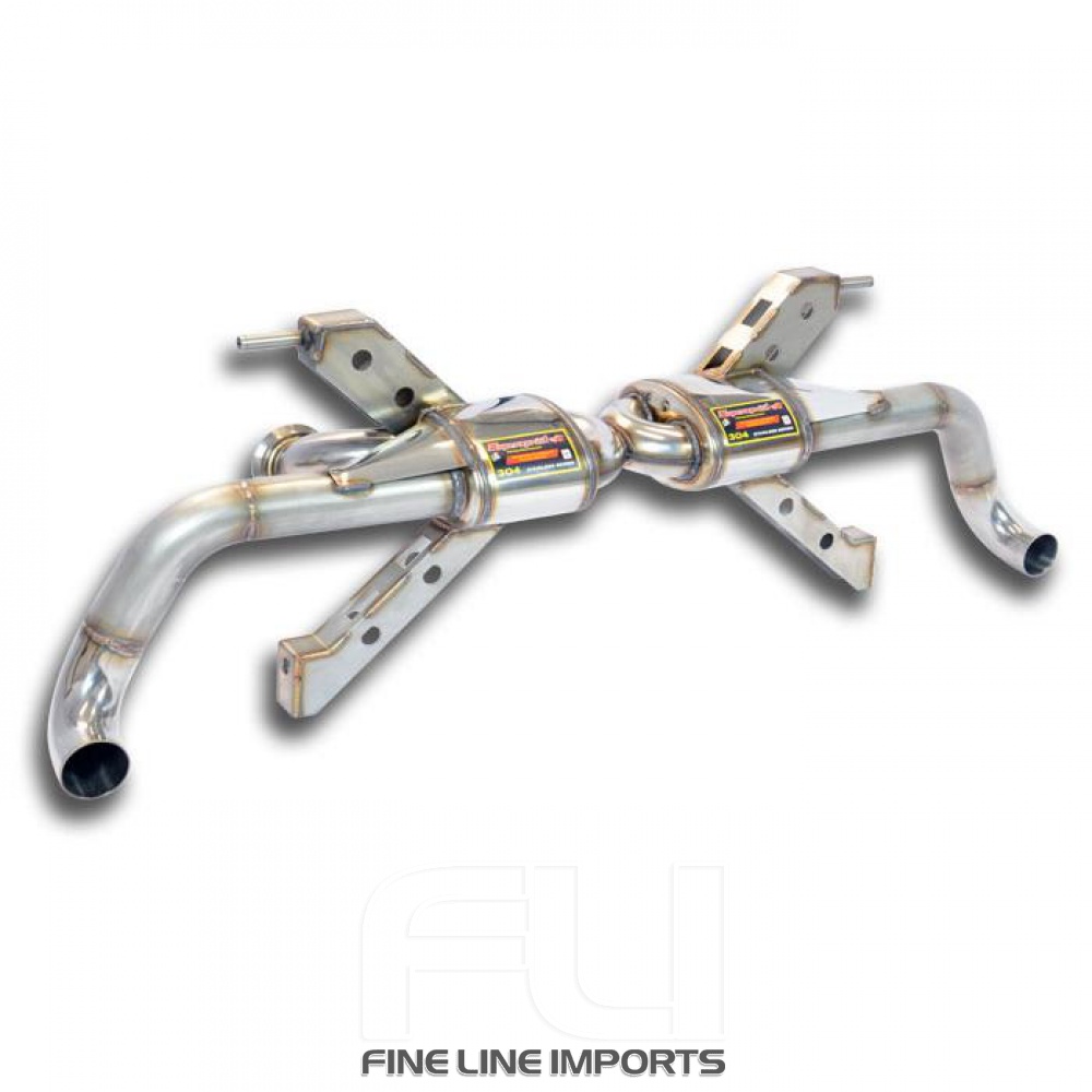 SS771134 - Supersprint Rear exhaust Racing Right - Left(Deletes the stock, main catalytics - fits to the stock endpipes)-18,0 Kg