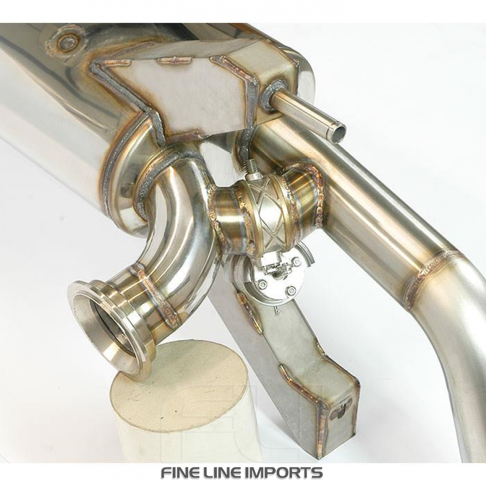 SS771154 - Supersprint Rear exhaust with valves Right - Left (Deletes the stock, main catalytics - fits to the stock endpipes)-13,0 Kg