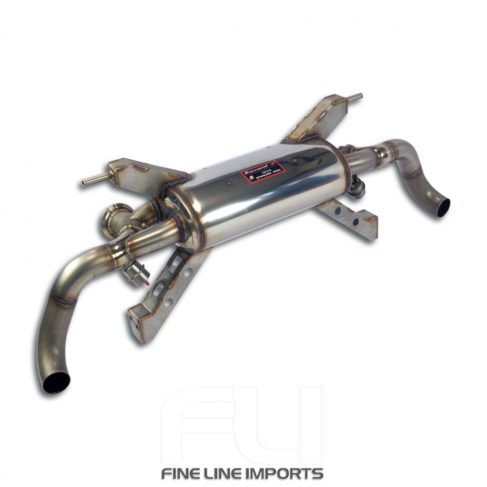 SS771254 - Supersprint Rear exhaust with valves Right - Left (Deletes the stock, secondary catalytics - fits to the stock endpipes)-14,0 Kg