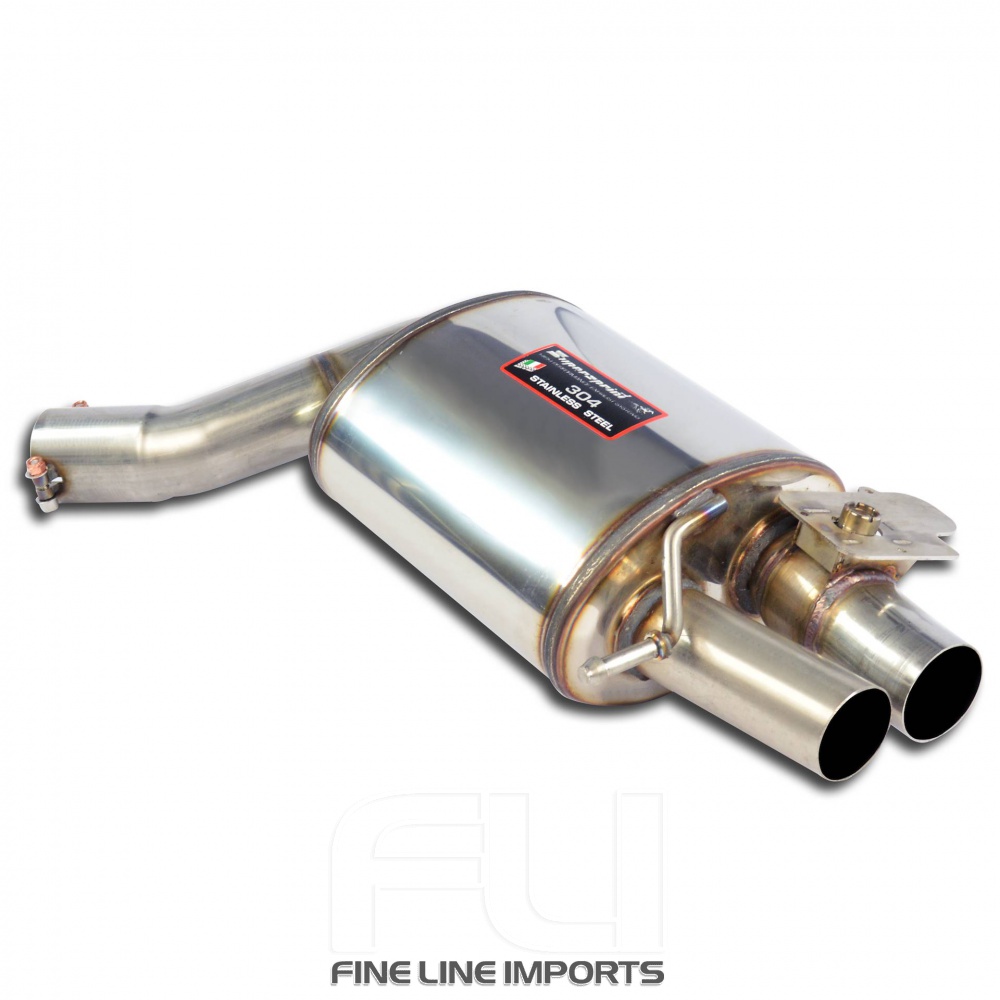 SS771306 - Supersprint Rear exhaust Right with valve(For OEM end pipe)