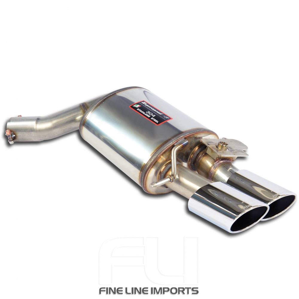 SS771307 - Supersprint Rear exhaust Right 100x75 with valve