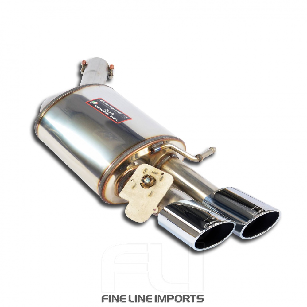 SS771337 - Supersprint Rear exhaust Left 100x75 with valve