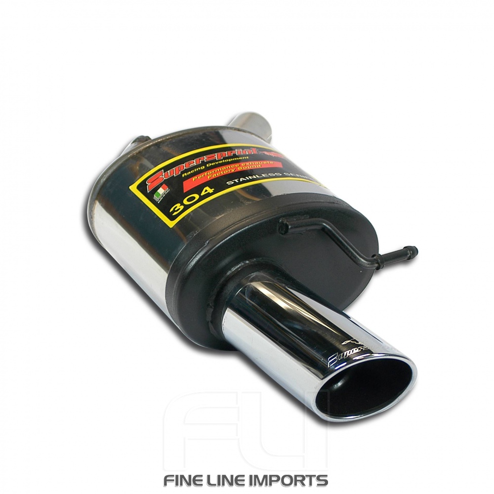 SS771544 - Supersprint Rear exhaust Left O120 Power LoopFor OEM rear bumper