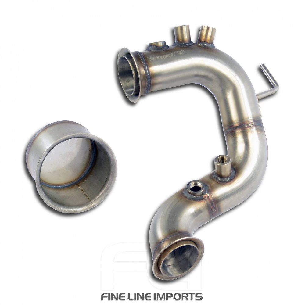 SS773331 - Supersprint Turbo Downpipe(replaces diesel soot filter)With sensor bungs(Euro 6 engine)