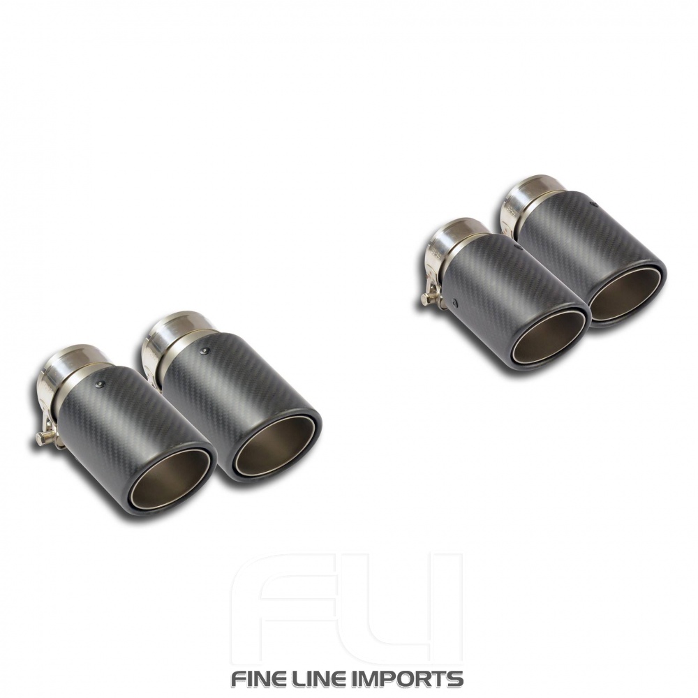 SS775396 - Supersprint Endpipe kit Right OO100 - Left OO100  carbon