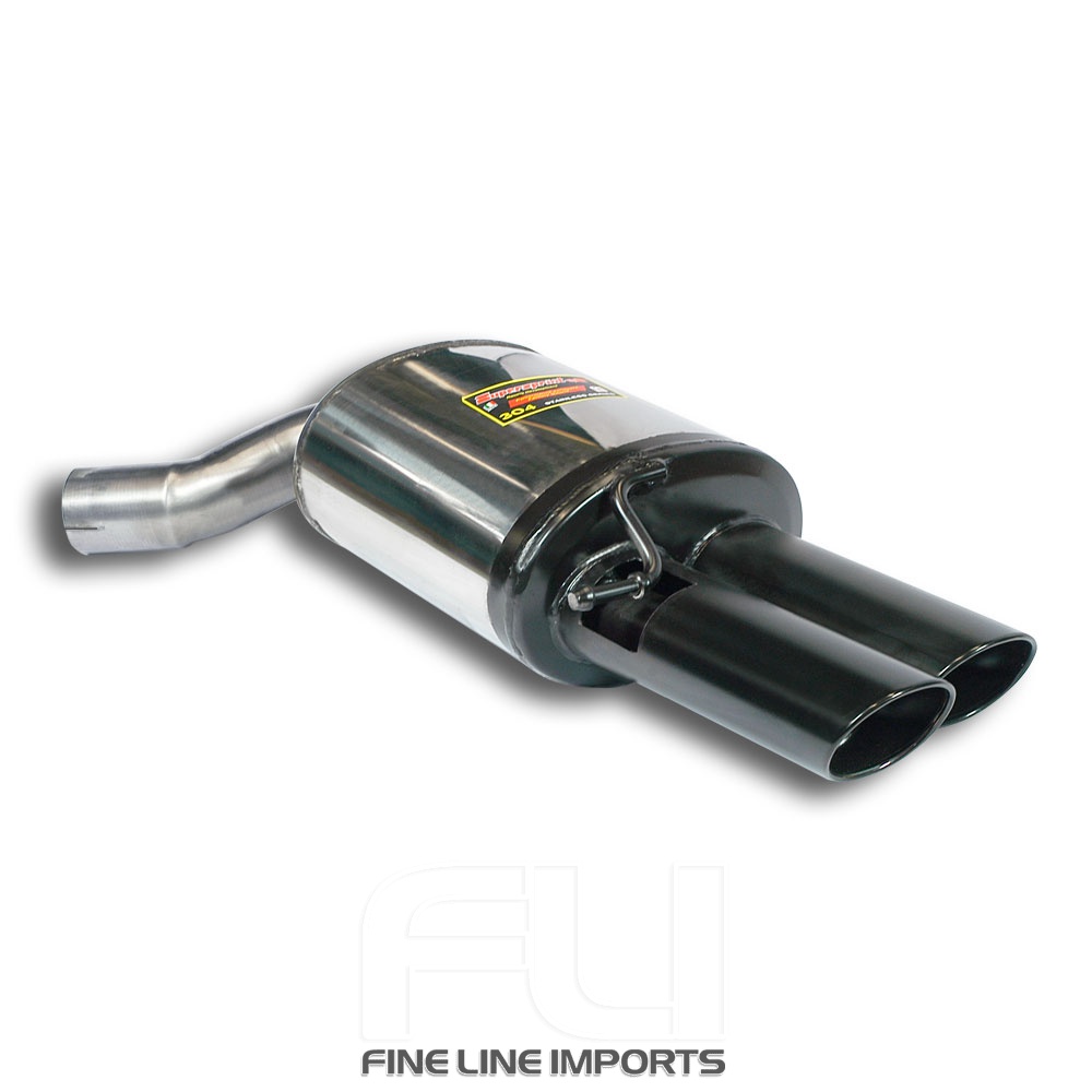 SS775947 - Supersprint Rear exhaust Right 100x75 Gun Metal Grey