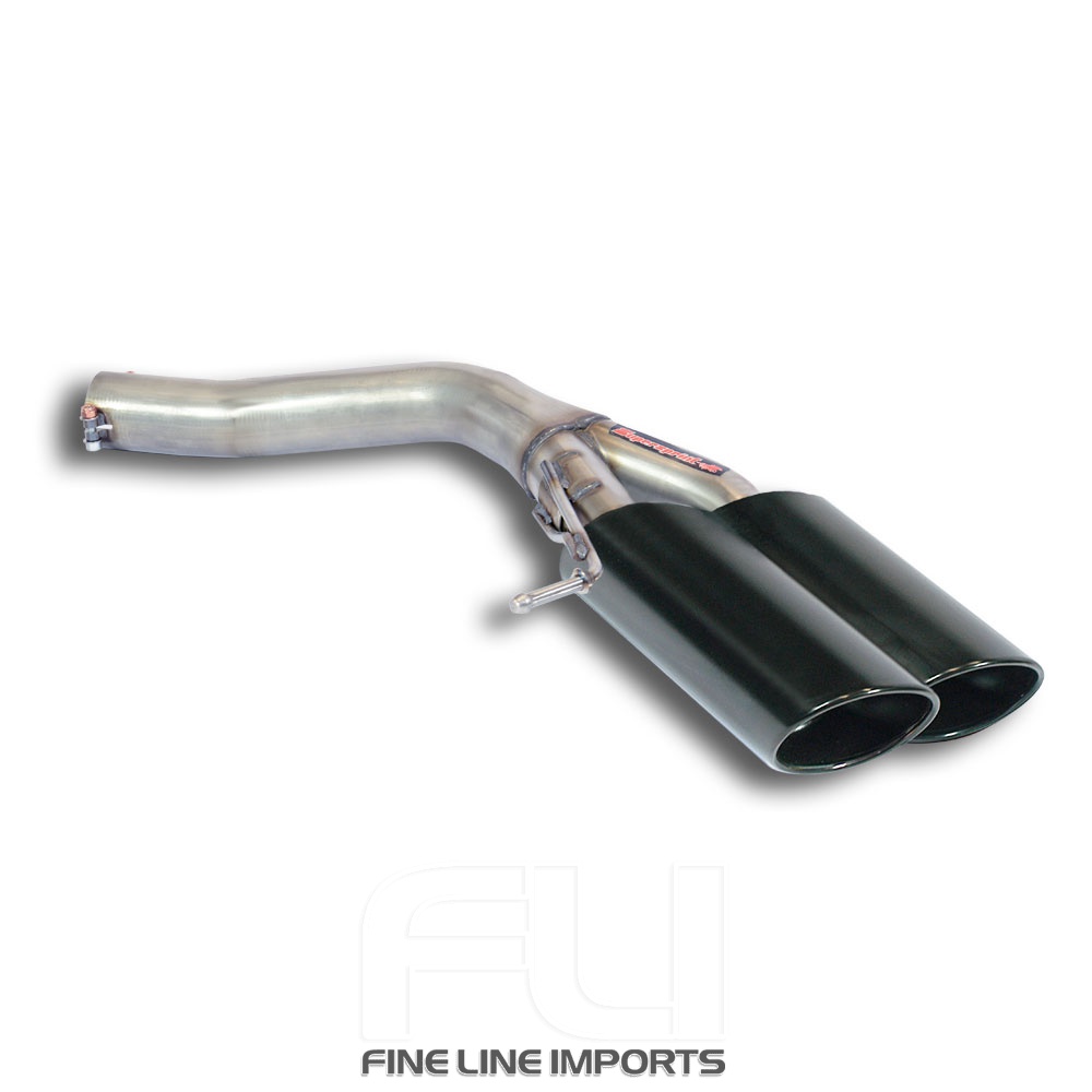 SS775977 - Supersprint Rear pipe Right 100x75 Gun Metal Grey(Muffler delete)