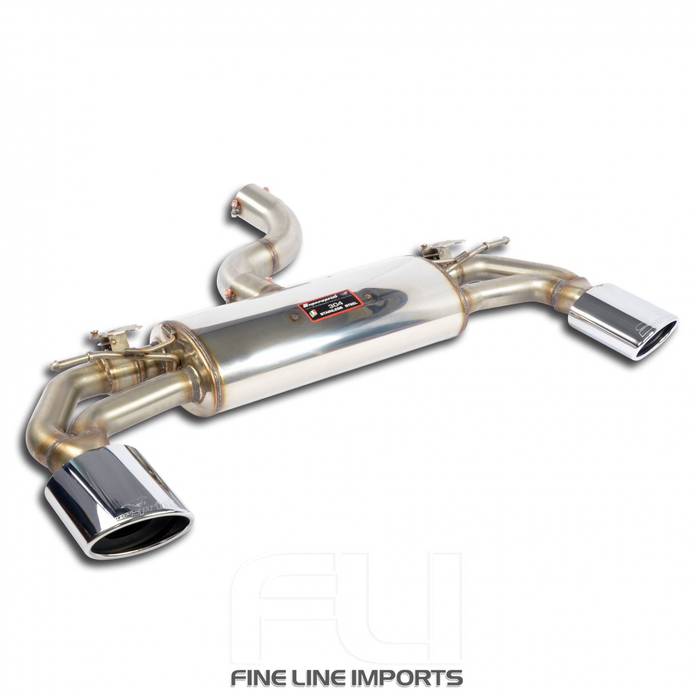 SS776905 - Supersprint Rear exhaust with valves right - left 145x95