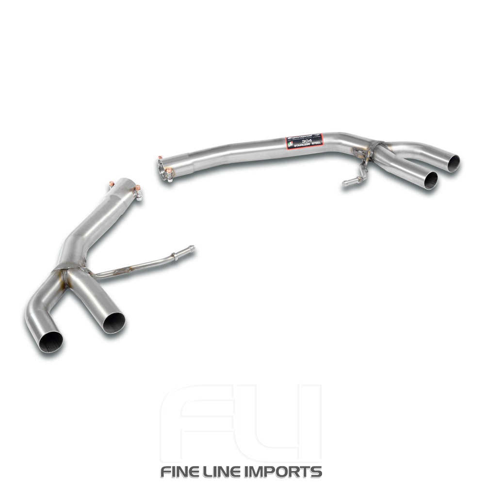 SS777316 - Supersprint Rear pipe kit Right - Left(Muffler delete)