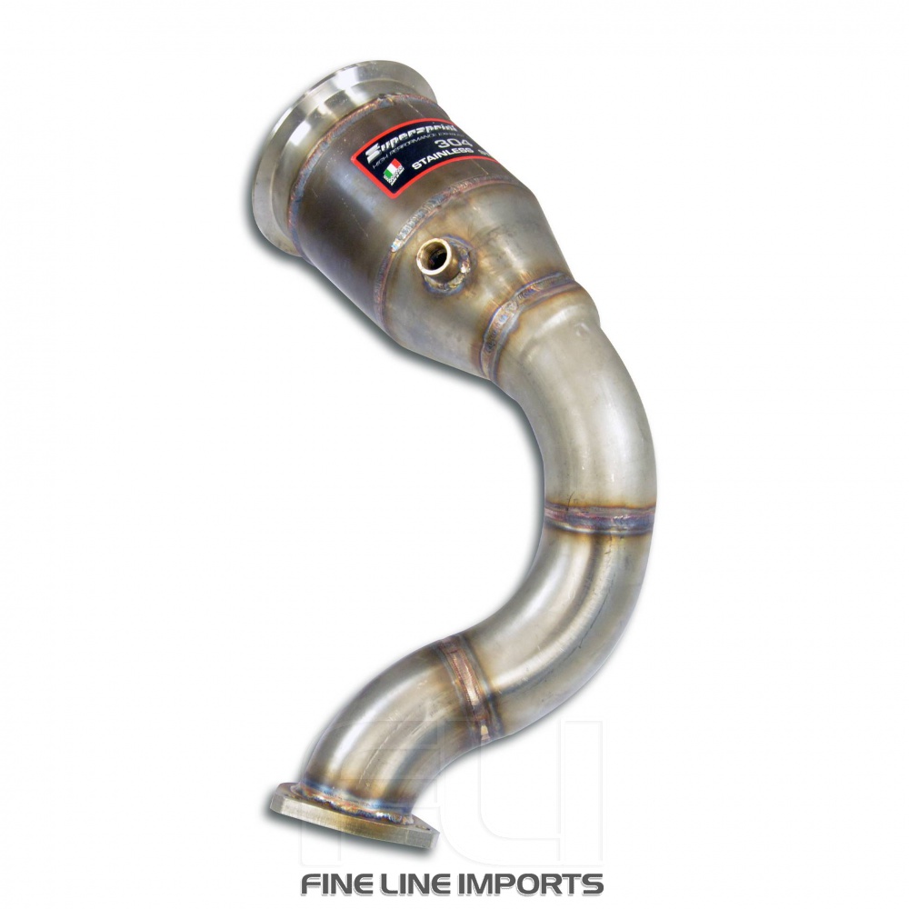 SS778741 - Supersprint Downpipe Left with  Metallic catalytic converter(Left Hand Drive / Right Hand Drive)