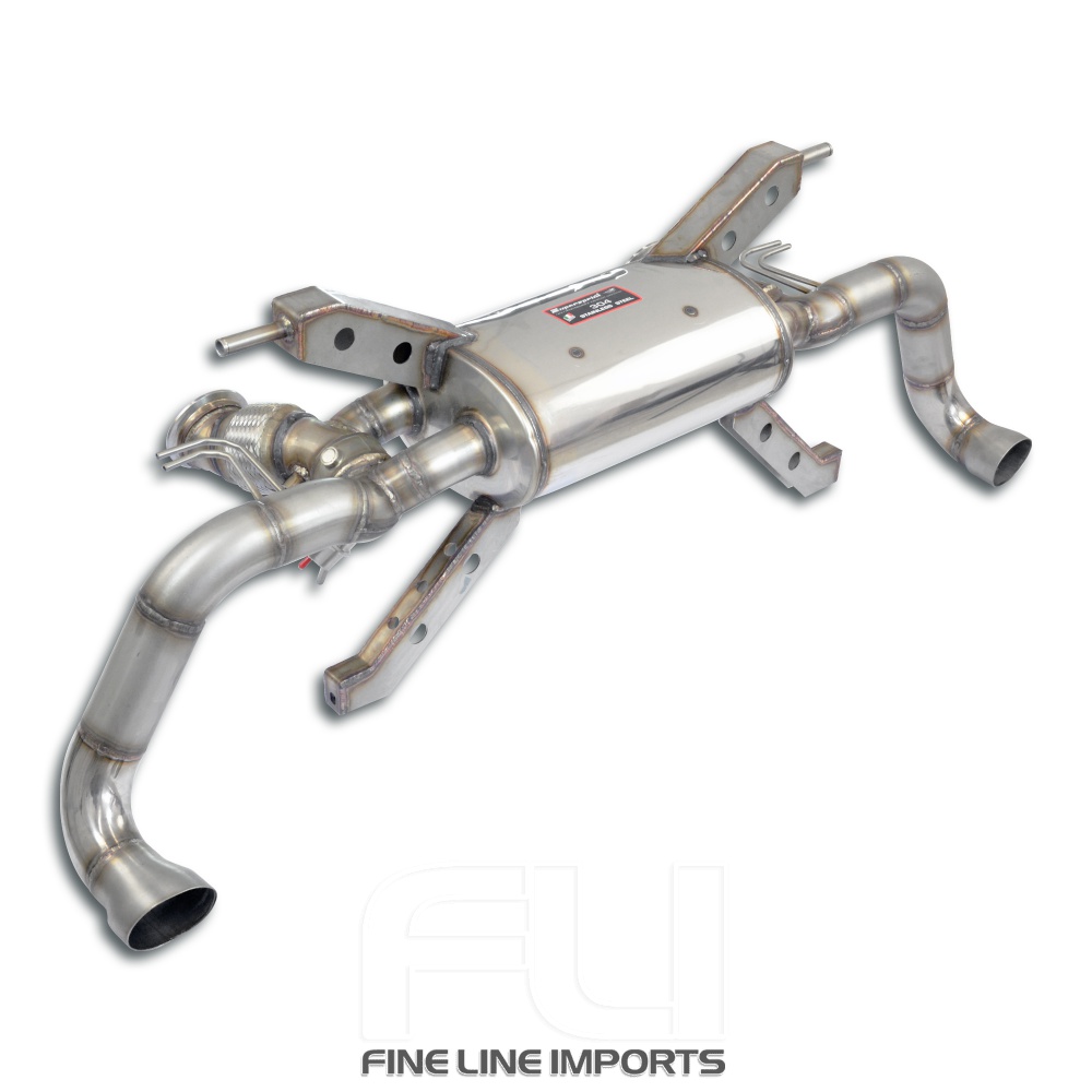 SS779254 - Supersprint Rear exhaust with valves Right - Left Suono Variabile (Deletes GPF - fits to the stock endpipes)