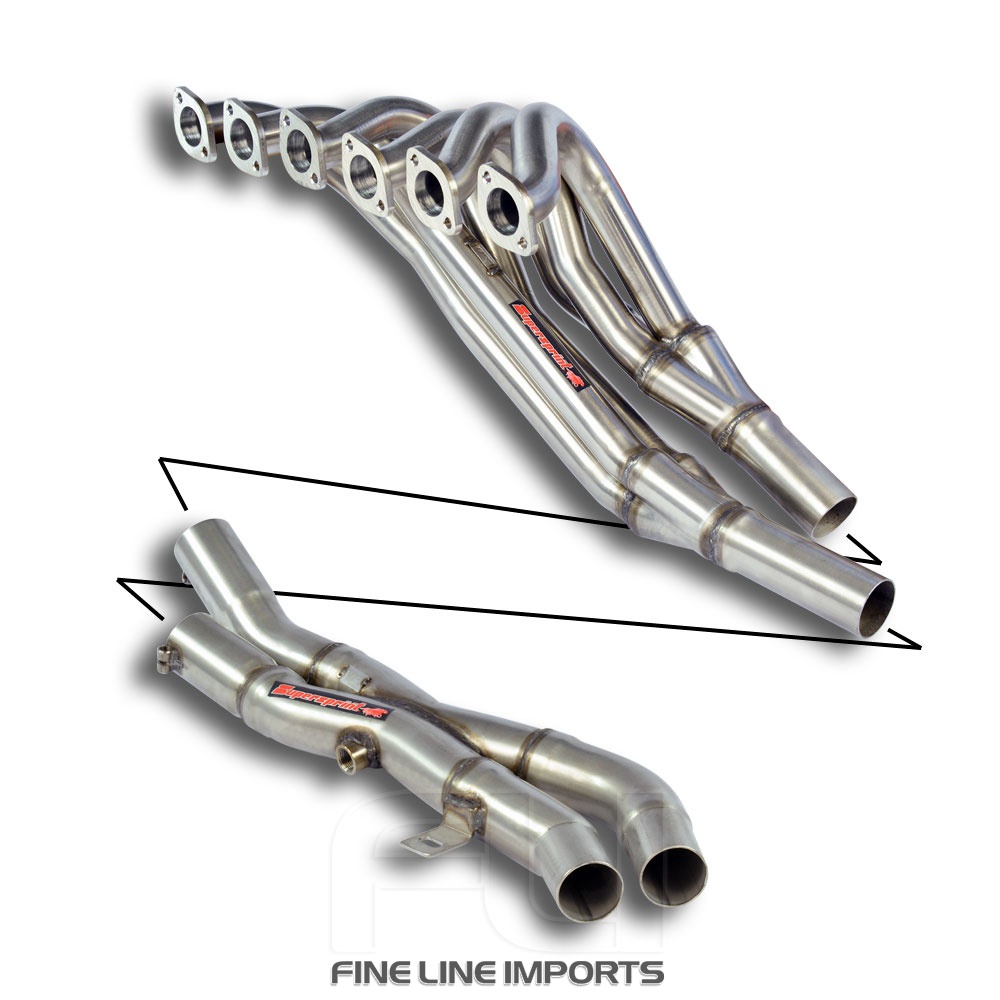 SS782501 - Supersprint Manifold + X-Pipe (Left Hand Drive)Stainless steel for OEM catalytic converter