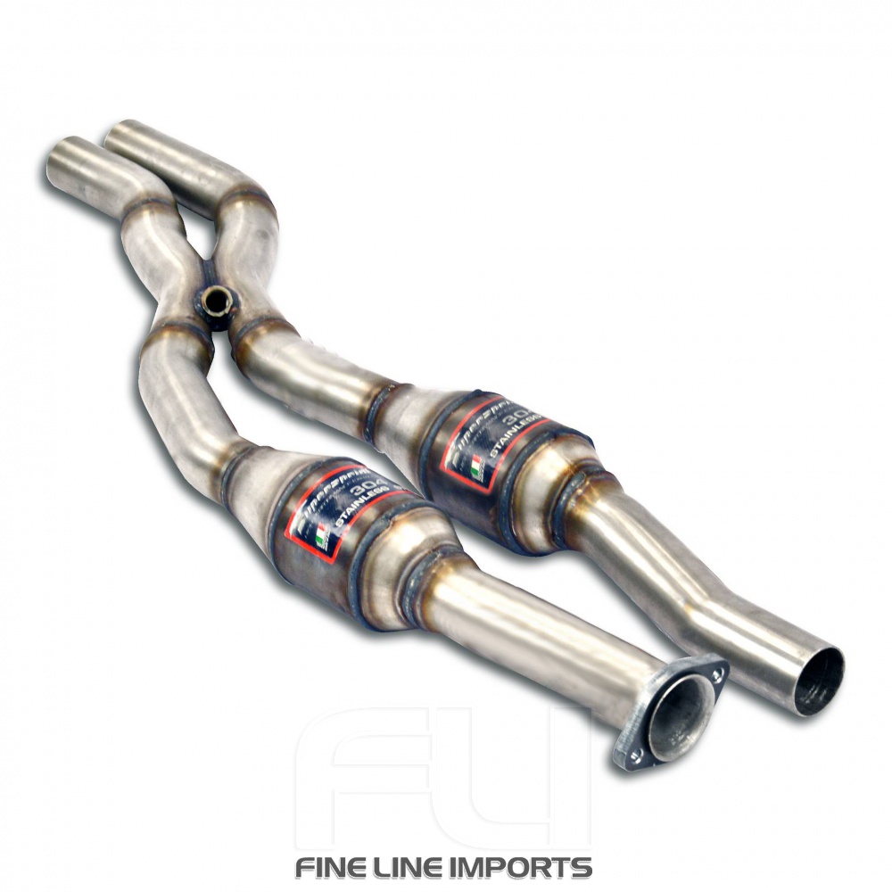SS782632 - Supersprint Front Metallic catalytic converter right - left + X-Pipe