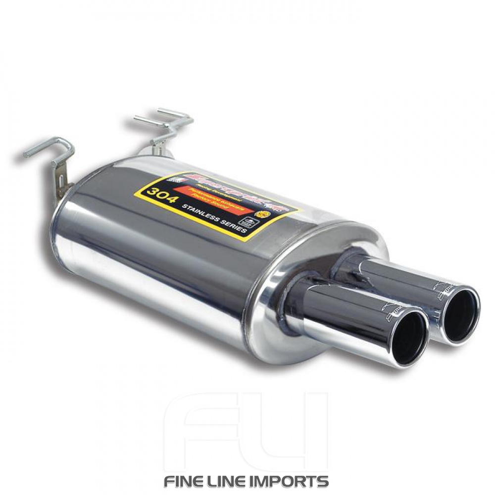 SS785926 - Supersprint Rear exhaust OO76(For M - Technik diffuser, twin outlet)