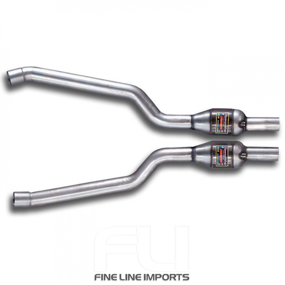 SS789202 - Supersprint Front pipe with  Metallic catalytic converter Right - Left