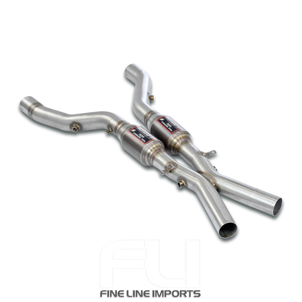 SS789502 - Supersprint Front pipe with  Metallic catalytic converter Right + Left