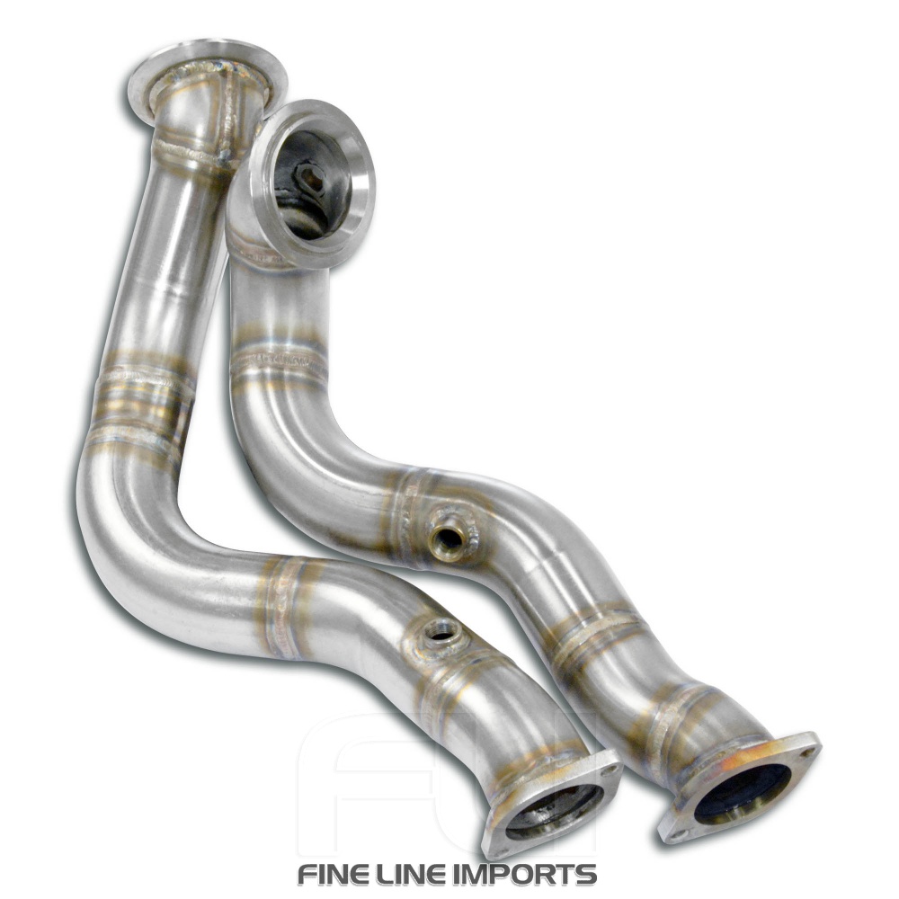 SS789631 - Supersprint Turbo downpipe kit Right - Left without expansion joints(Replace pre-catalytic converter)